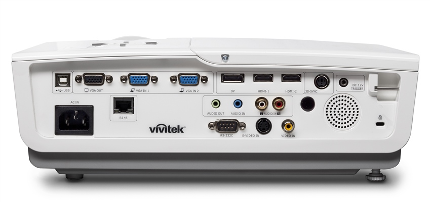 Vivitek D967 IO ports LR