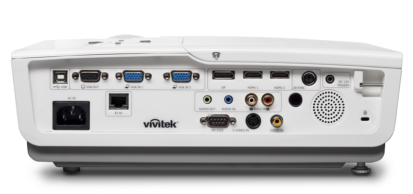Vivitek D966HD IO ports LR